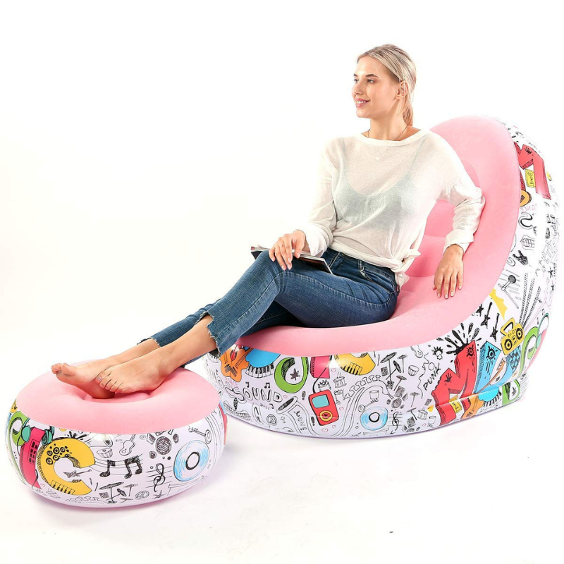 Sofa i tabure na naduvavanje+pumpa GRATIS