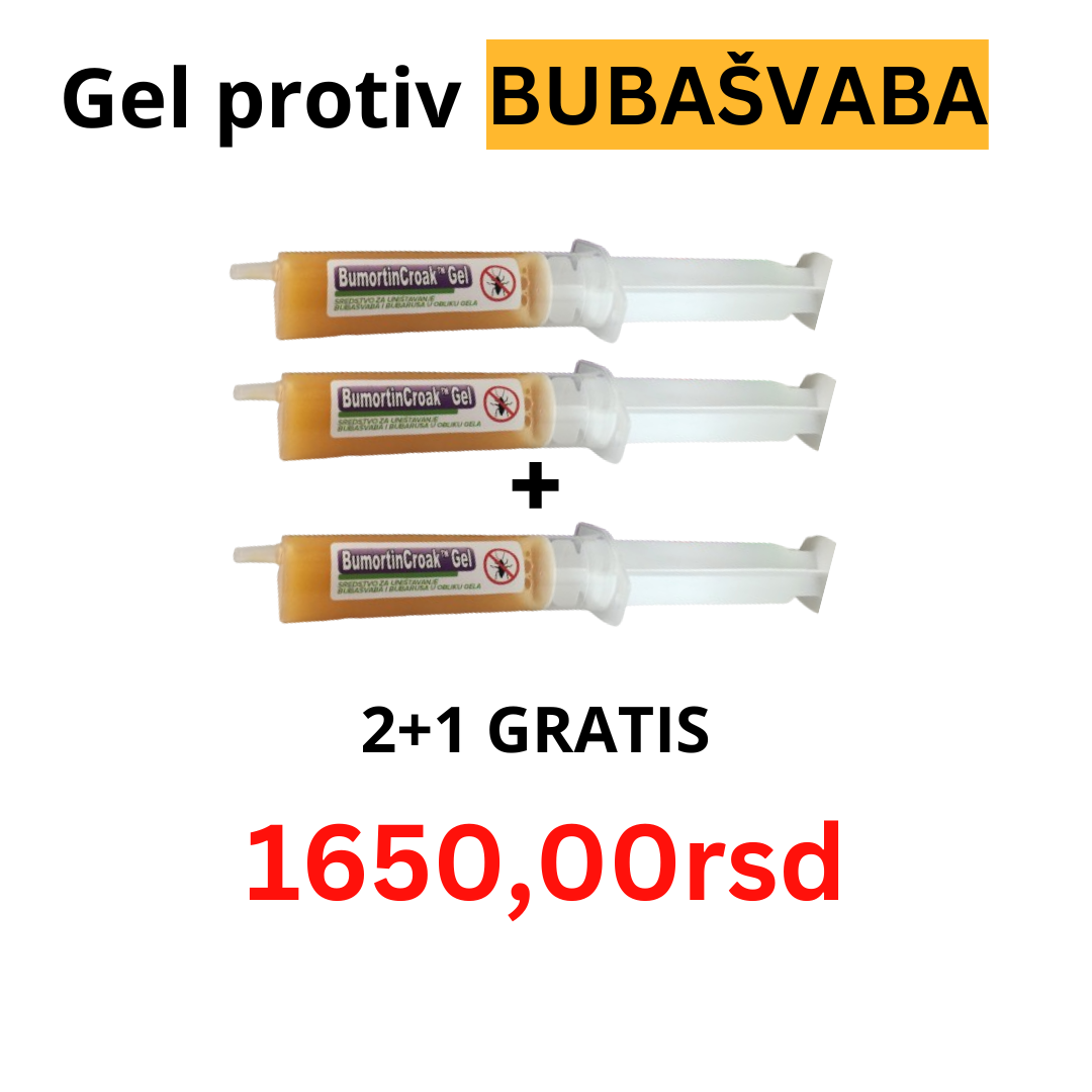 BumortinCroak-protiv bubašvaba i mrava 1+1 GRATIS