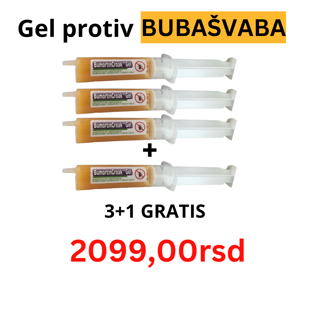 BumortinCroak-protiv bubašvaba i mrava 1+1 GRATIS