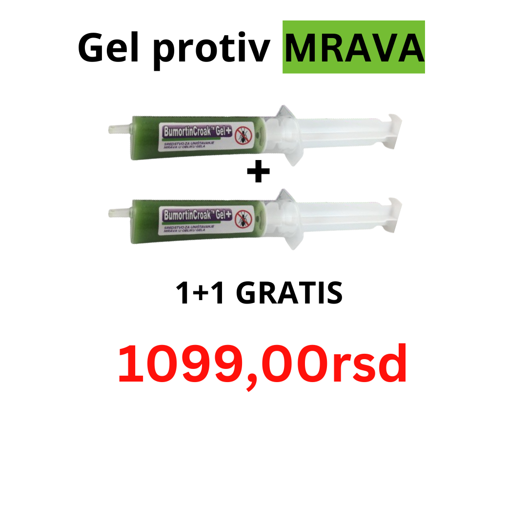 BumortinCroak-protiv bubašvaba i mrava 1+1 GRATIS