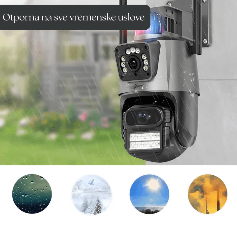 Wifi dual kamera sa AI detekcijom pokreta