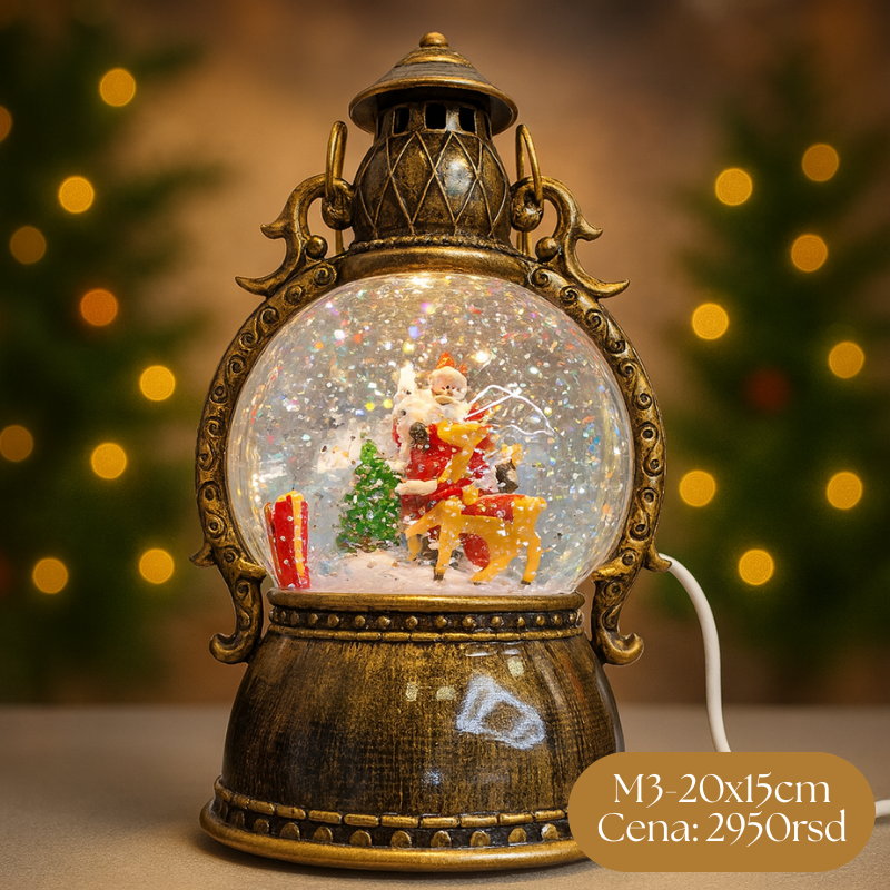 Magični novogodišnji fenjeri sa LED osvetljenjem