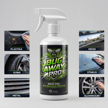Bug remover-sprej za uklanjanje mušica i insekata sa automobila