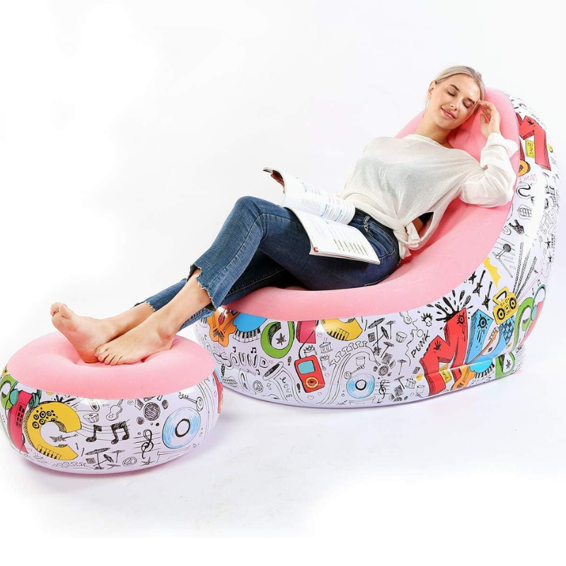 Sofa i tabure na naduvavanje+pumpa GRATIS