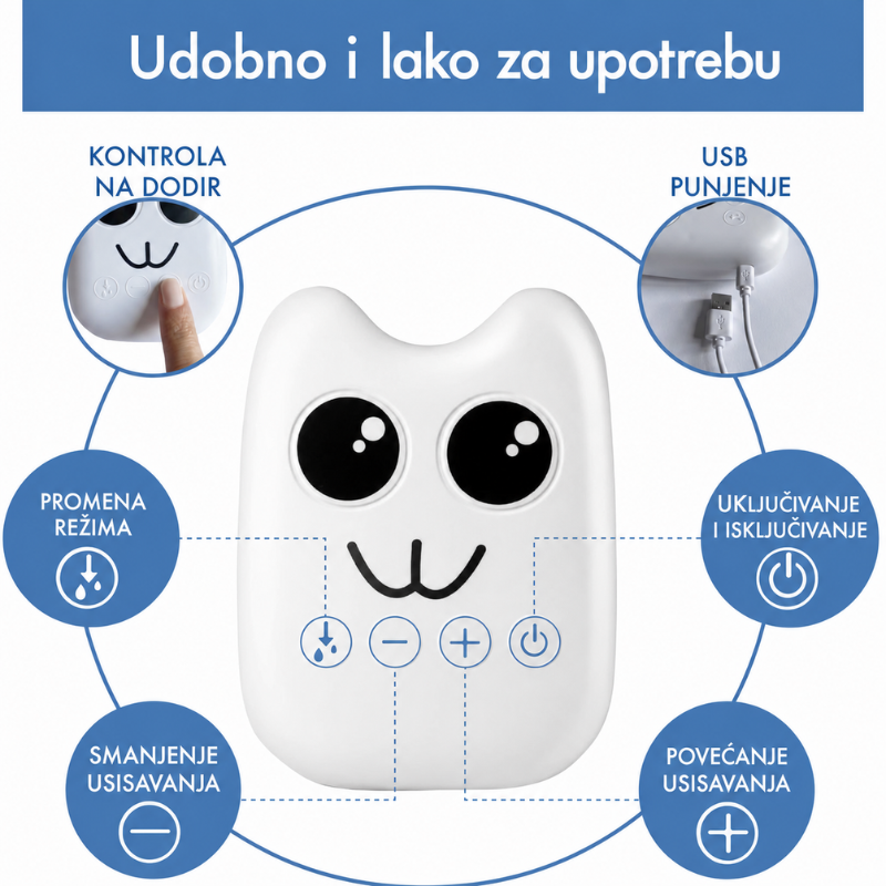 Električna pumpica za izmlazanje mleka