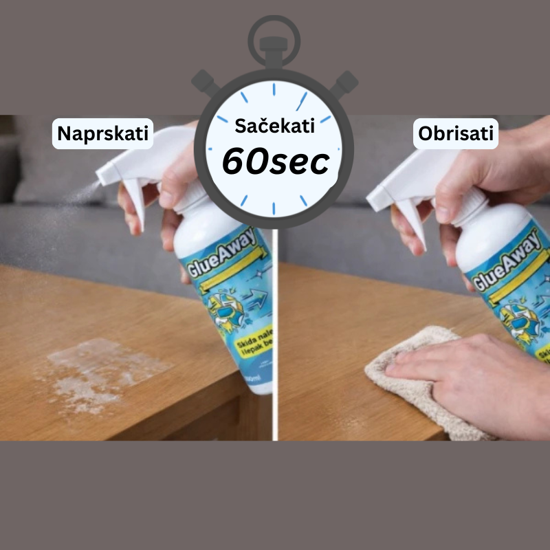 GlueAway™-sprej za uklanjanje nalepnica i lepka
